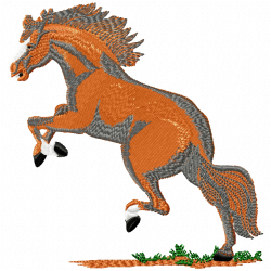 Horses Embroidery Design 2 Horses Embroidery Design 2